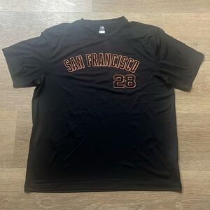 Mens SF Giants #28 Posey Shirt Size: XL